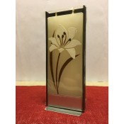 Unikali rankomis dekoruota žvakė